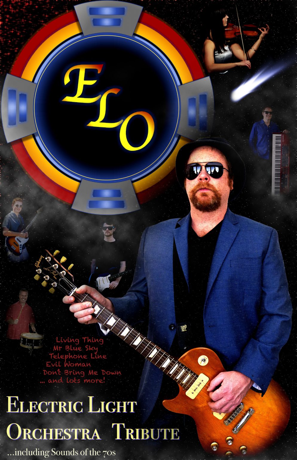 ELO Tribute poster w band 5 Premier Entertainment